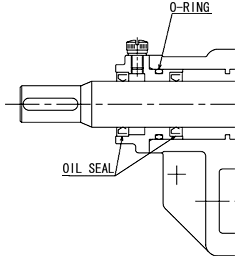 Oil sealed S type (NBR, FKM)