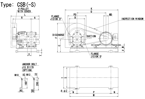 Outline drawing (CSB type)