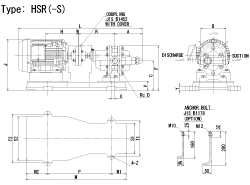 Outline drawing (HSR type coupling)　