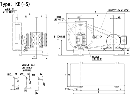 Outline drawing (KB type)