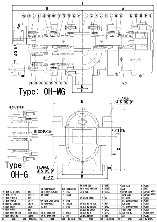 Structural drawing (OH type)
